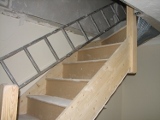 staircase leading to loft